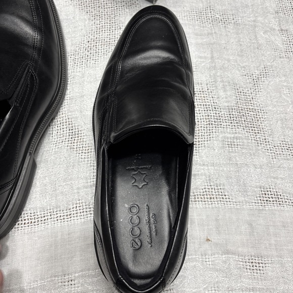 ECCO Lisbon Apron Slipon Men's Shoes 622144 01001 Sz 43 US 9-9.5 Black - Picture 8 of 13